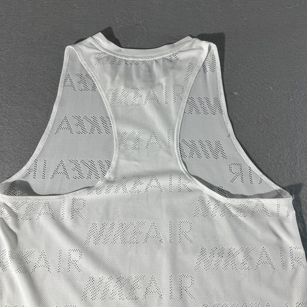 Nike Air Dri-FIT Women’s White Mesh Racerback Tank Top M - Picture 9 of 10